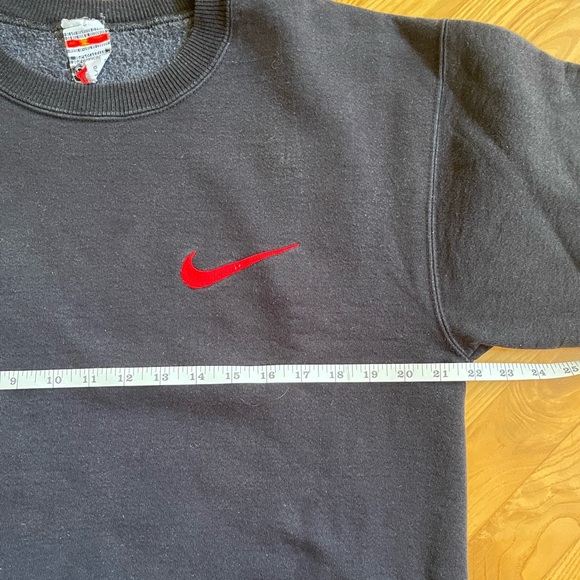 Vintage 90s Black Nike Sweatshirt - Picture 4 of 6